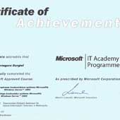 Certyfikat Microsoft