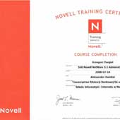 Certyfikat Novell